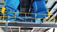 Система взвешивания и подачи для внутреннего смесителя двухэтажной компоновки